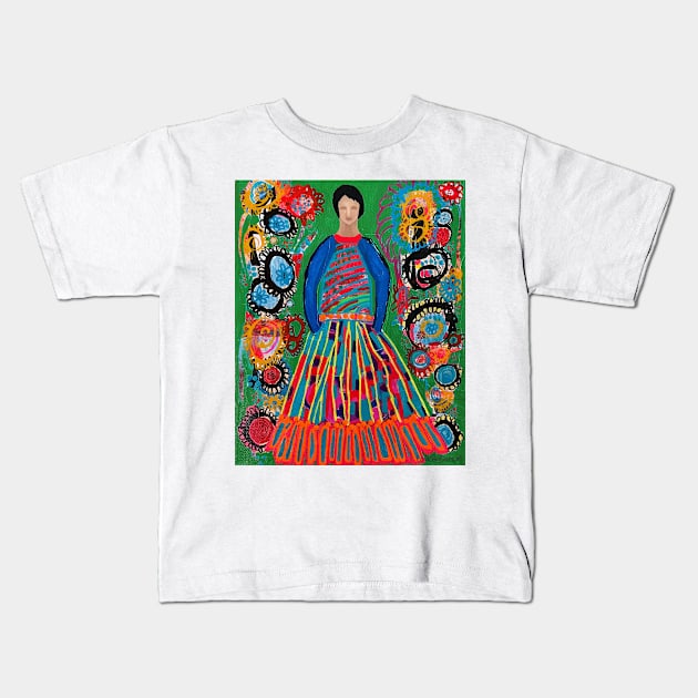 Waiting for the Fiesta Kids T-Shirt by Leslie Pino Durant